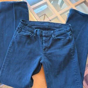 7 For All Mankind Dark Blue Women's Boot Cut Jeans